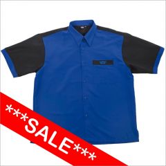 Bull's Dartshirt Blauw/Zwart