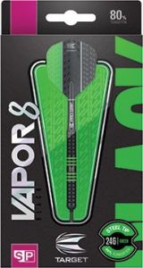 Target Darts Vapor8 Black Green 80% Swiss
