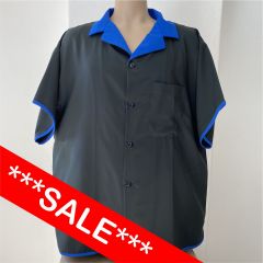 England Dartshirt Zwart/Kobaltblauw - maat XL